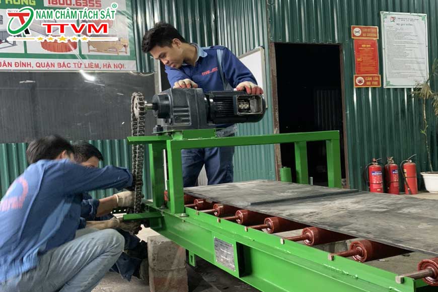 Băng tải từ TTVM – Giải pháp lọc sắt được BK Việt Nam tin chọn