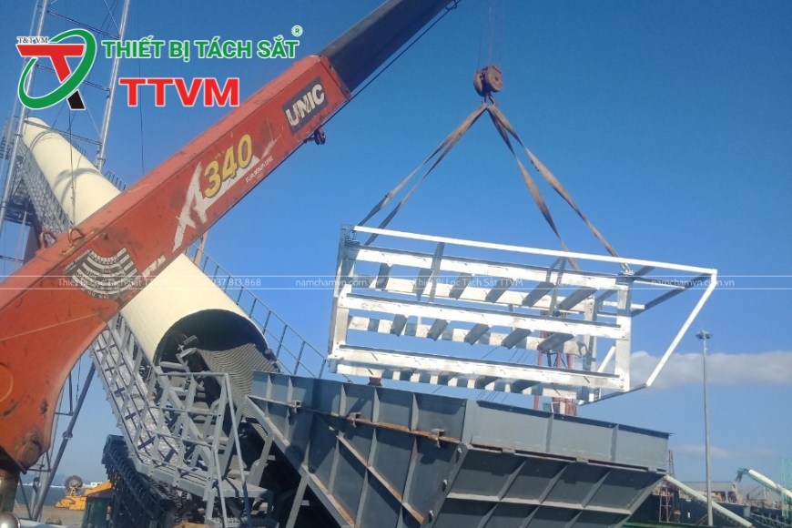 khung nam châm lưới lọc sắt