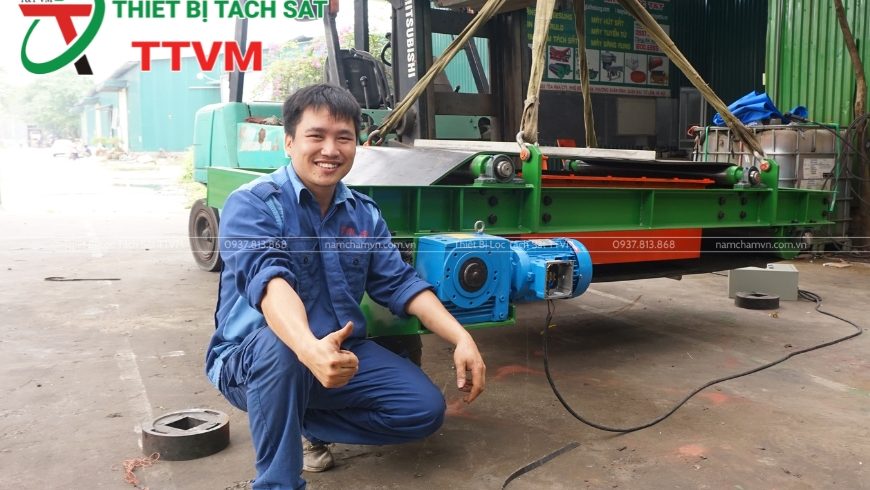 [Tìm hiểu] Băng tải khử sắt là gì? Địa chỉ mua UY TÍN, GIÁ TỐT?