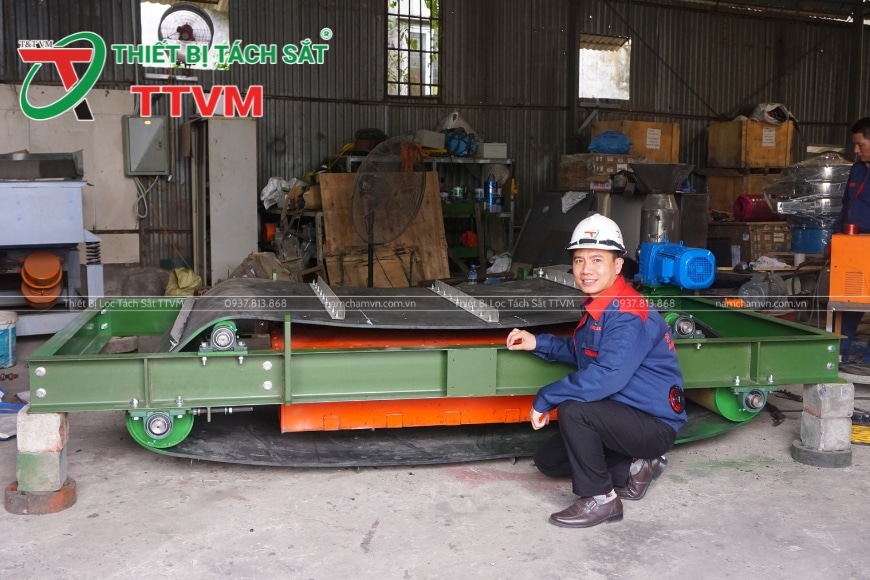 băng tải từ TTVM tách sắt