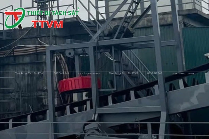 nam châm điện khai thác than