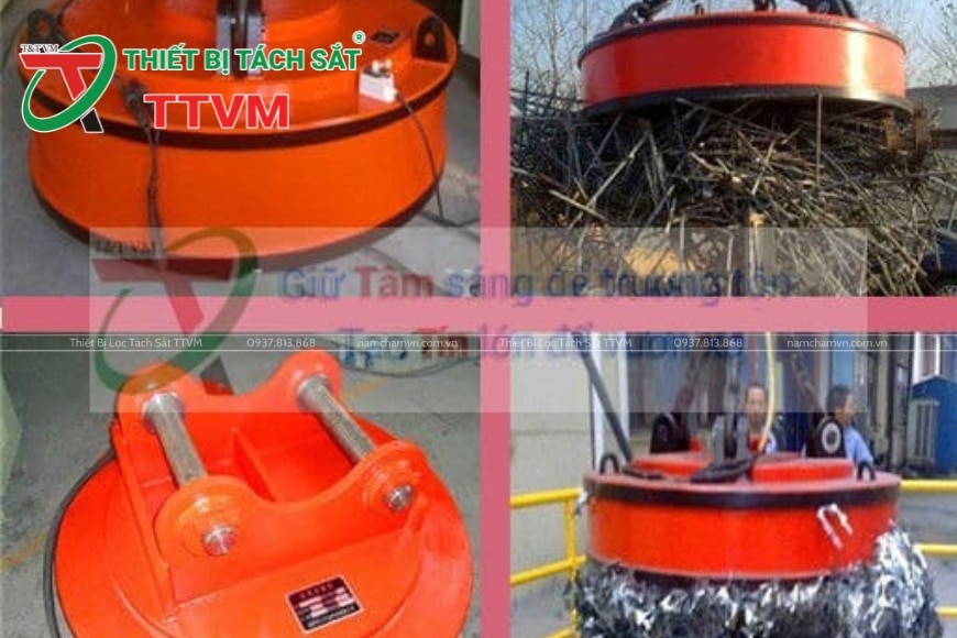 nam châm điện nâng sắt thép