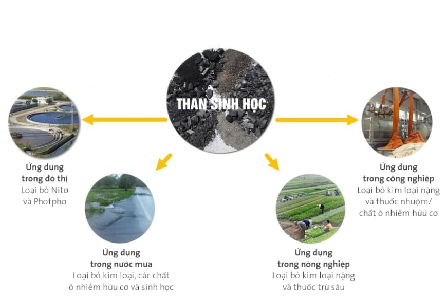 ứng dụng của than sinh học