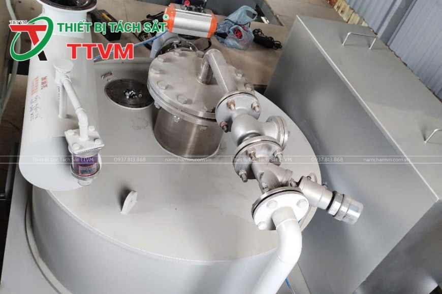 máy tuyển từ điện tuyển quặng